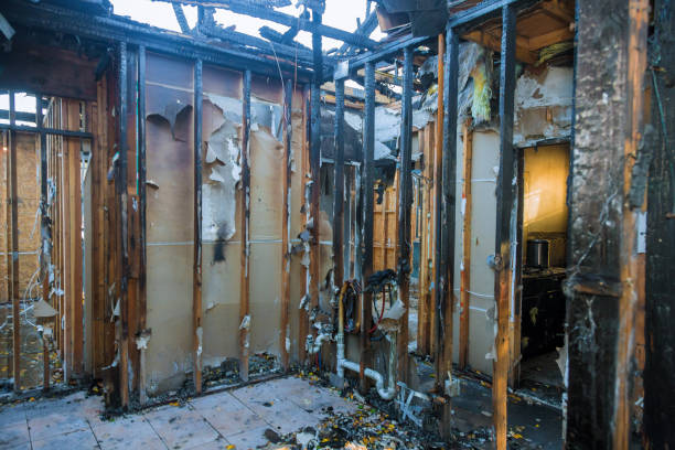 Professional Emergency Fire Cleanup technician working in Apple Valley, UT